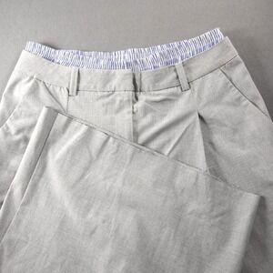 Maeve Pleated Extra Wide Leg Relax Cropped Women Pants M Office Coastal
